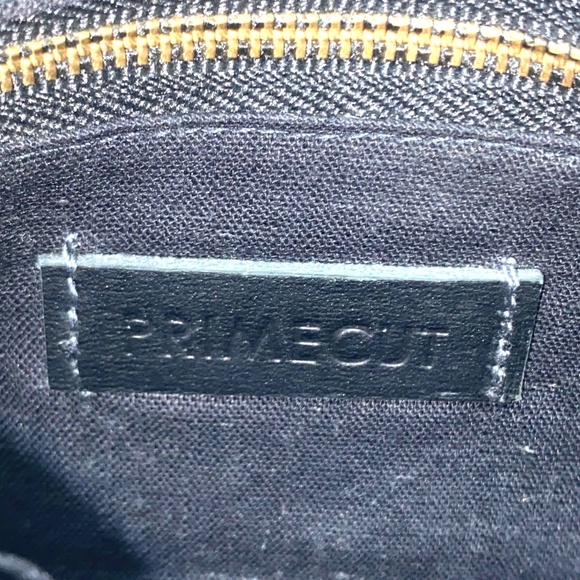 PrimeCut Women's Black Polka Dot Cowhide Mini Clutch Pouch Wallet - Picture 9 of 10